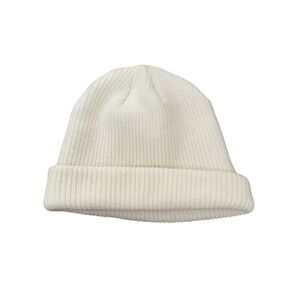 Connectyle Unisex White Winter Skater Fashionable Knitted Beanie